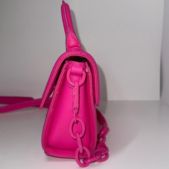 Madden Girl Hot Pink Mini Handbag Crossbody Purse OS Barbiecore Feminine Y2K - Picture 6 of 16